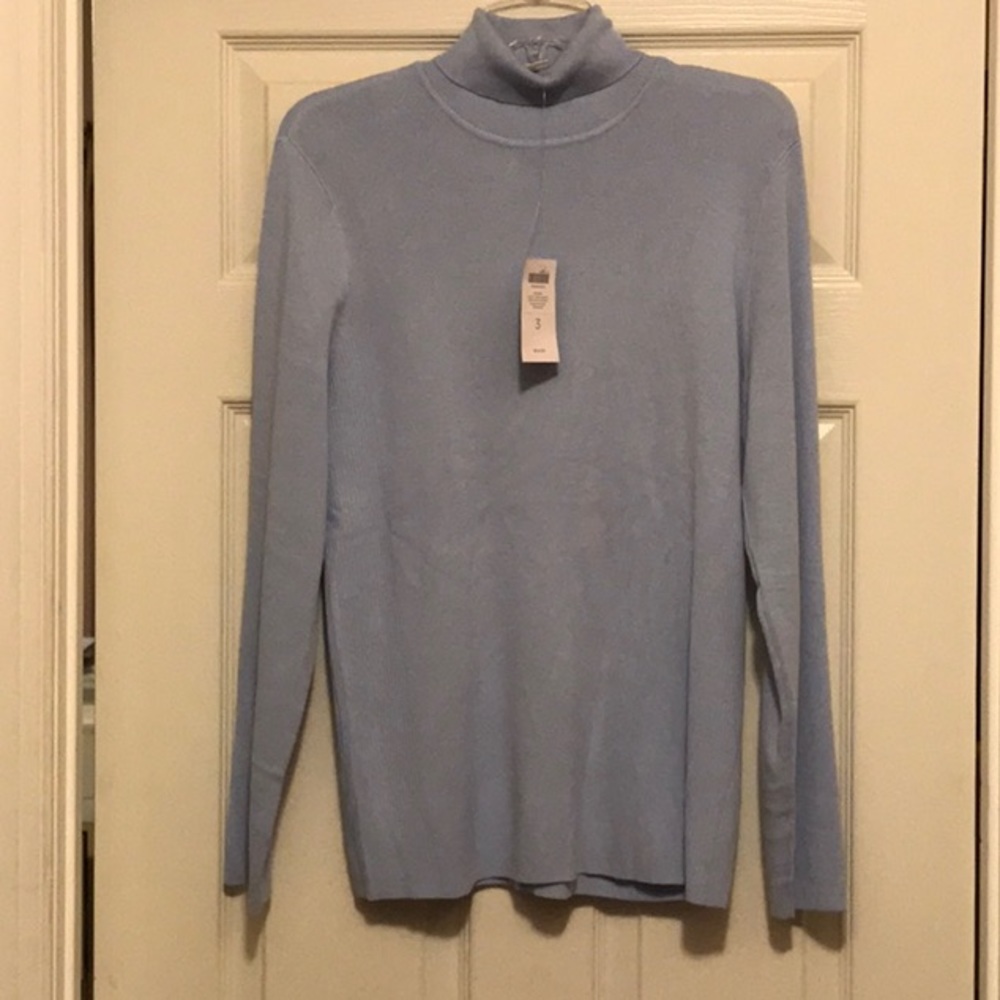 Chico’s Baby Blue Turtle Neck